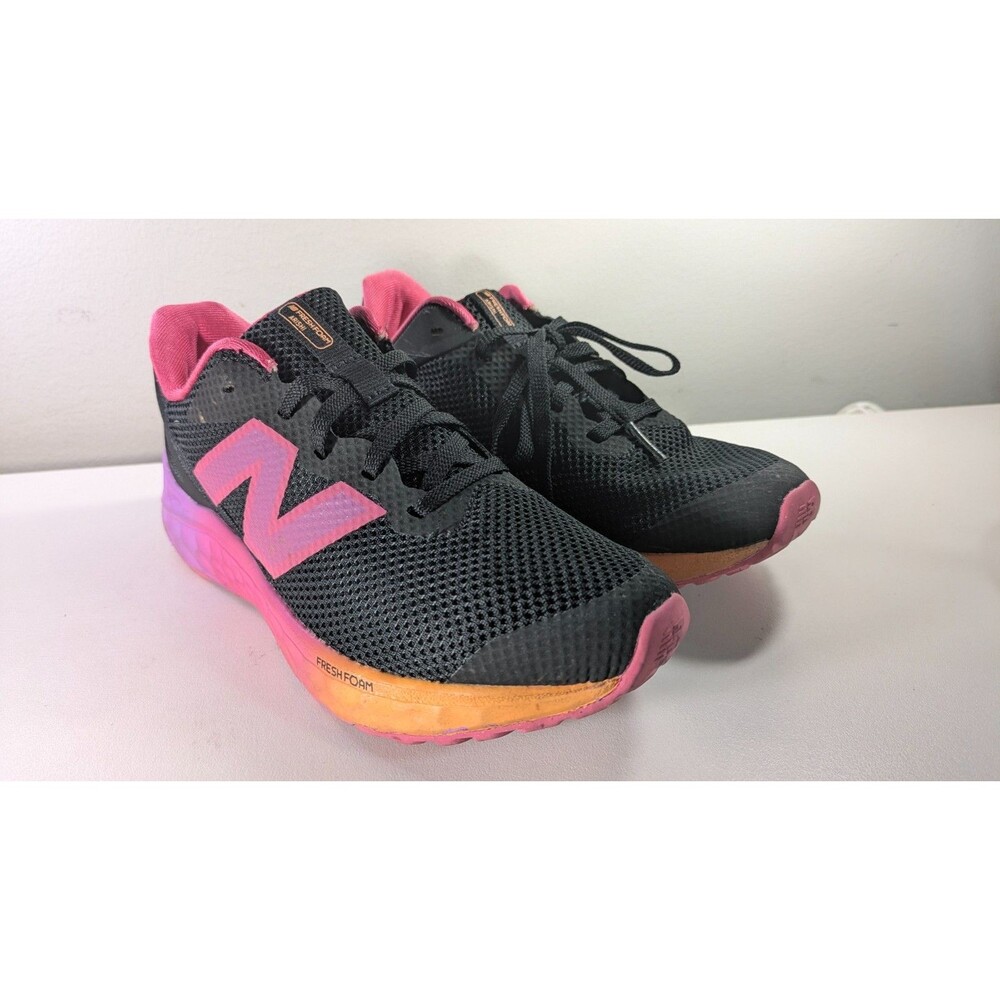 New Balance Fresh Foam Arishi v4 Running Sneakers Kids 3.5M Black Pink GPARING4